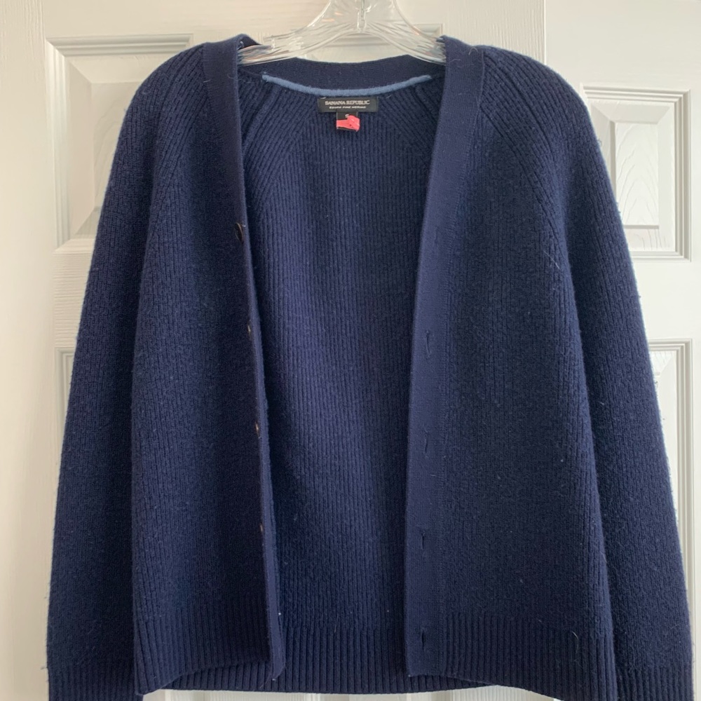 Banana Republic Navy Cardigan size small